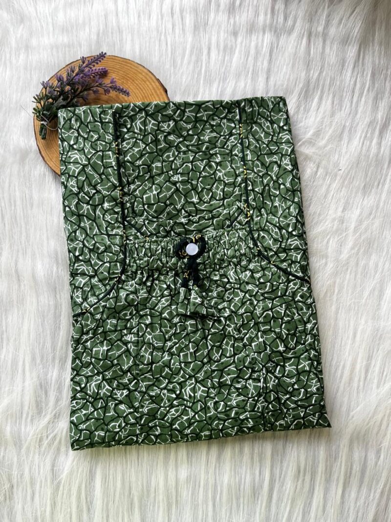 Front Elastic Pleated Nighty