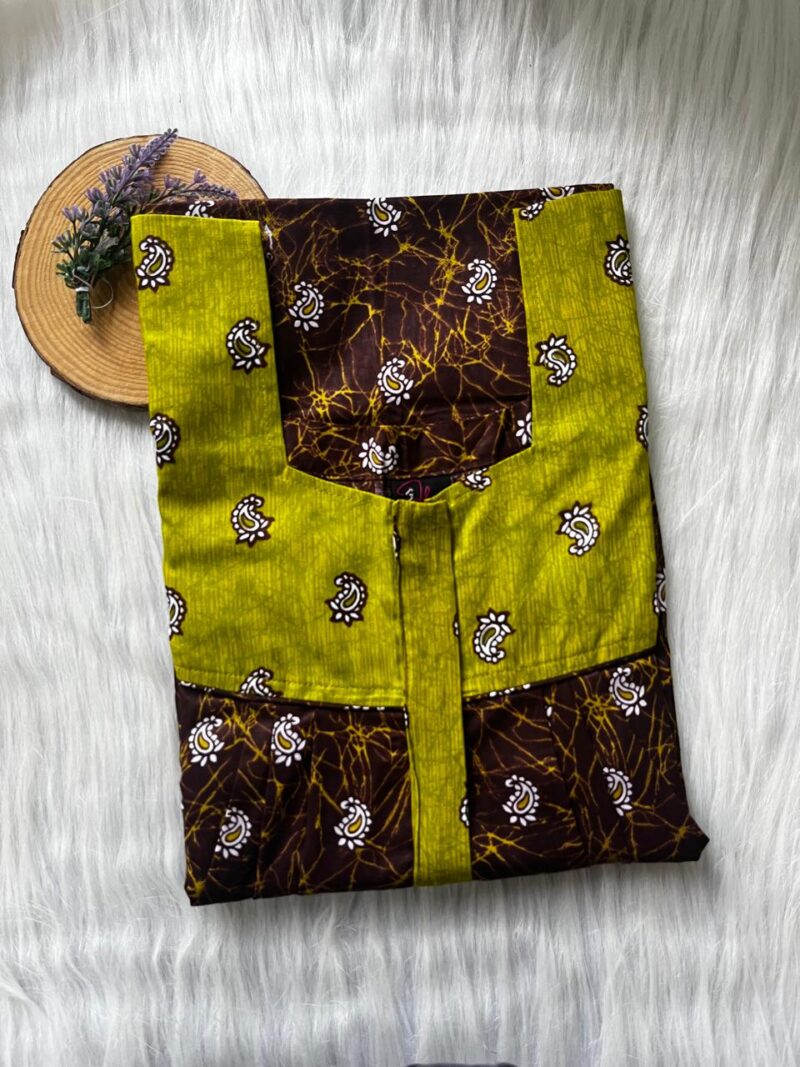 Mix N Match Square Neck Pleated Nighty