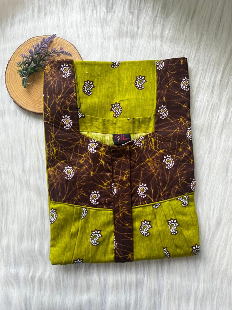 Mix N Match Square Neck Pleated Nighty