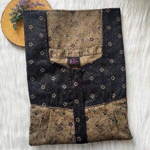 Mix N Match Square Neck Pleated Nighty