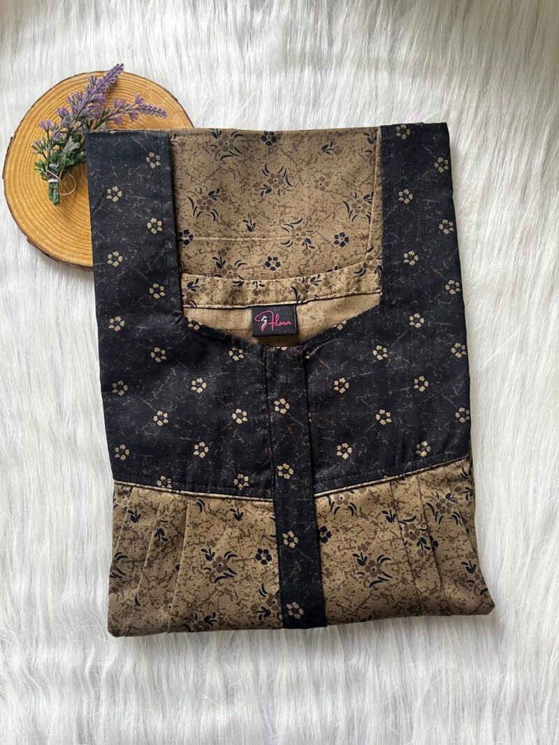 Mix N Match Square Neck Pleated Nighty