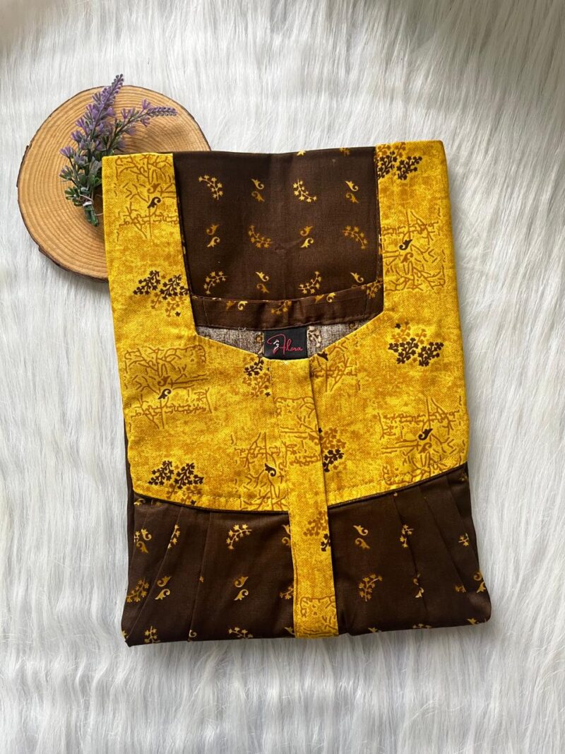 Mix N Match Square Neck Pleated Nighty