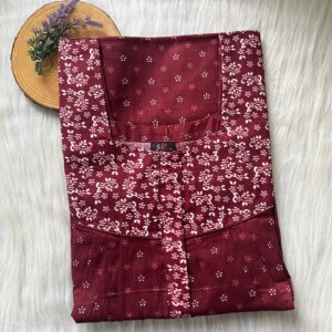 Mix N Match Square Neck Pleated Nighty