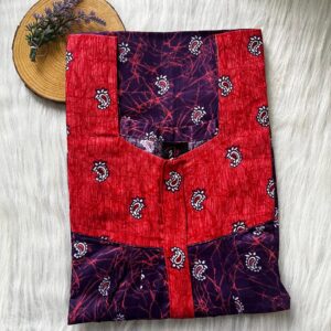 Mix N Match Square Neck Pleated Nighty