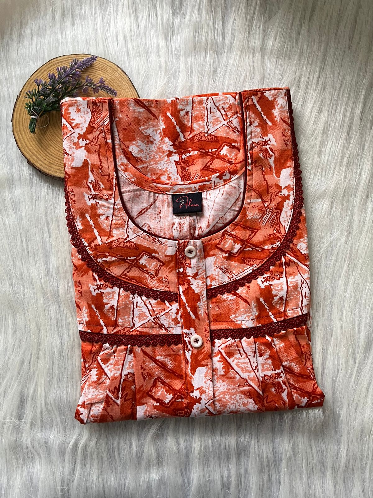 DOUBLE LACE ZIP NIGHTY