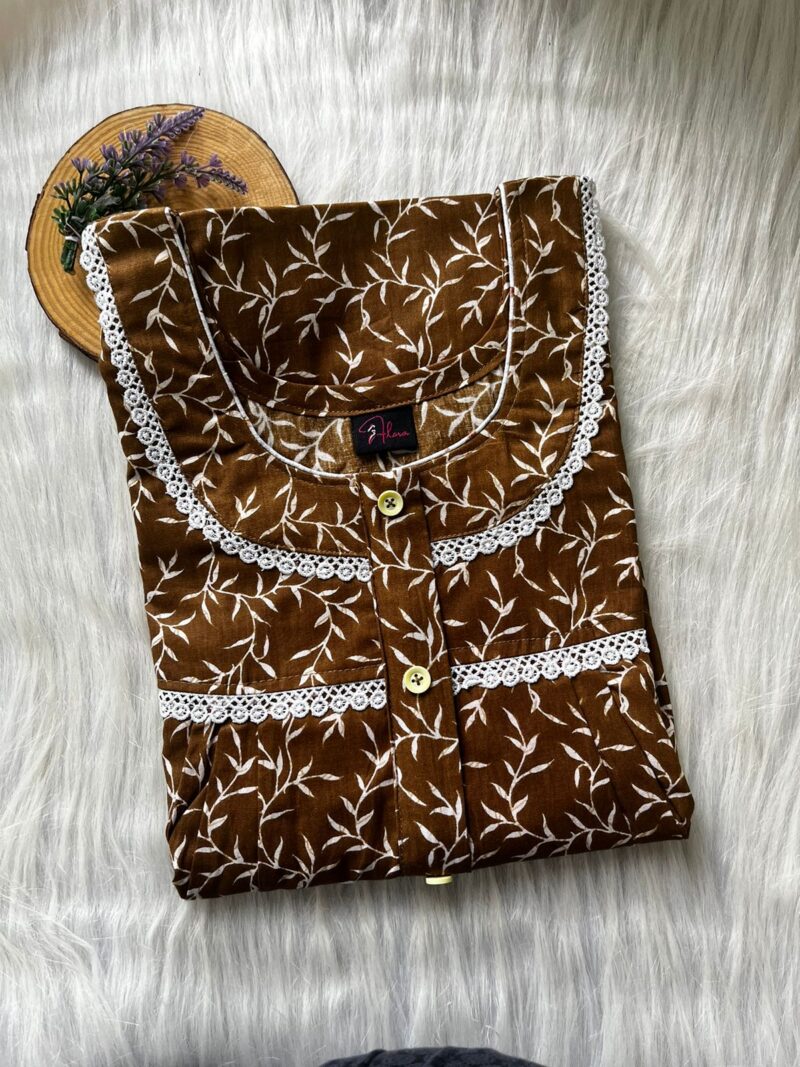 DOUBLE LACE  ZIP NIGHTY