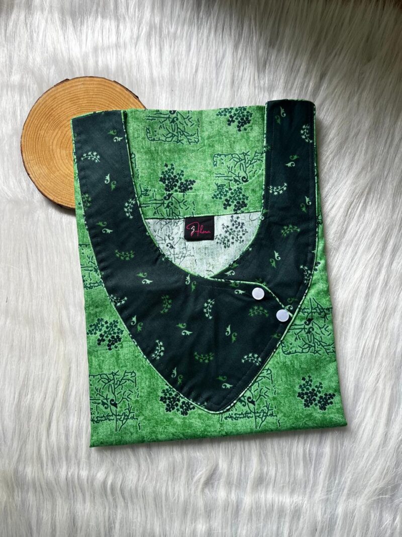 V-Neck Side Button Nighty