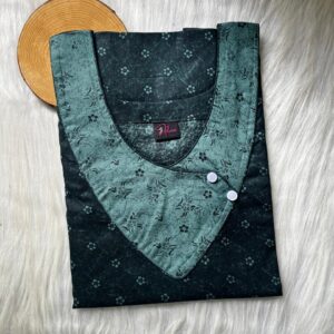V-Neck Side Button Nighty