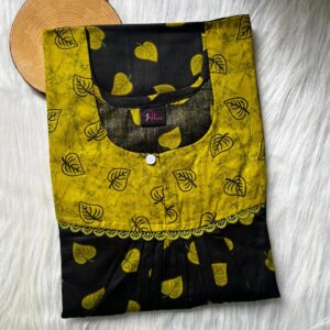 FRONT PLEATED LACE NIGHTY