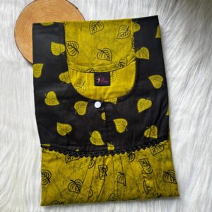 FRONT PLEATED LACE NIGHTY