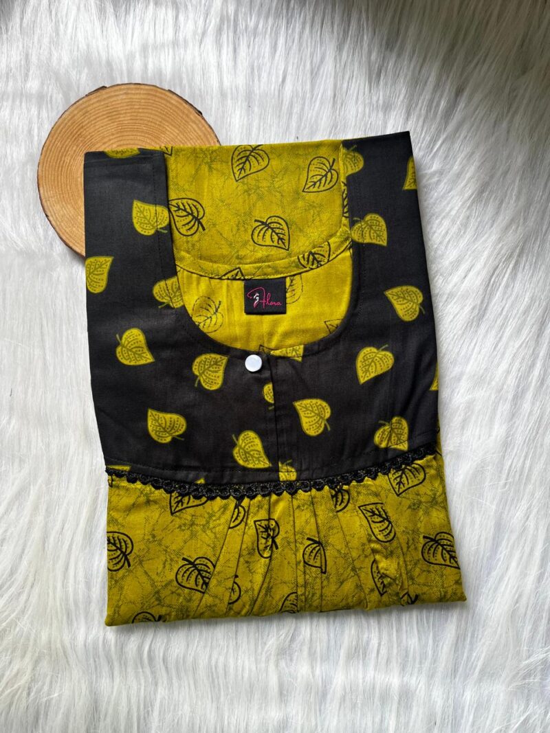 FRONT PLEATED LACE NIGHTY