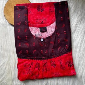 FRONT PLEATED LACE NIGHTY