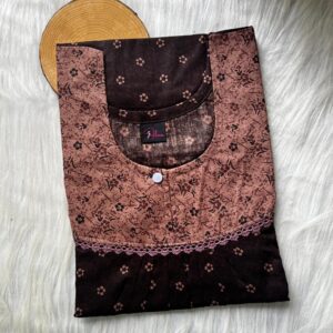 FRONT PLEATED LACE NIGHTY