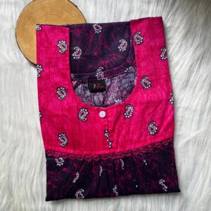 FRONT PLEATED LACE NIGHTY