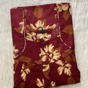 FRONT PLEATED ZIP NIGHTY