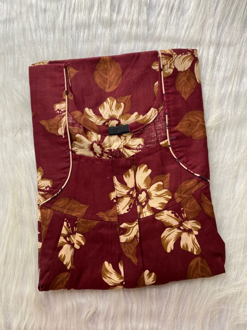 FRONT PLEATED ZIP NIGHTY