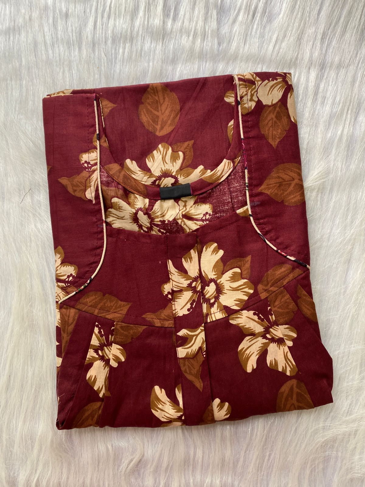 FRONT PLEATED ZIP NIGHTY