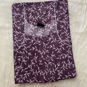 FRONT PLEATED ZIP NIGHTY