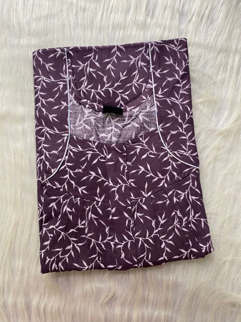 FRONT PLEATED ZIP NIGHTY