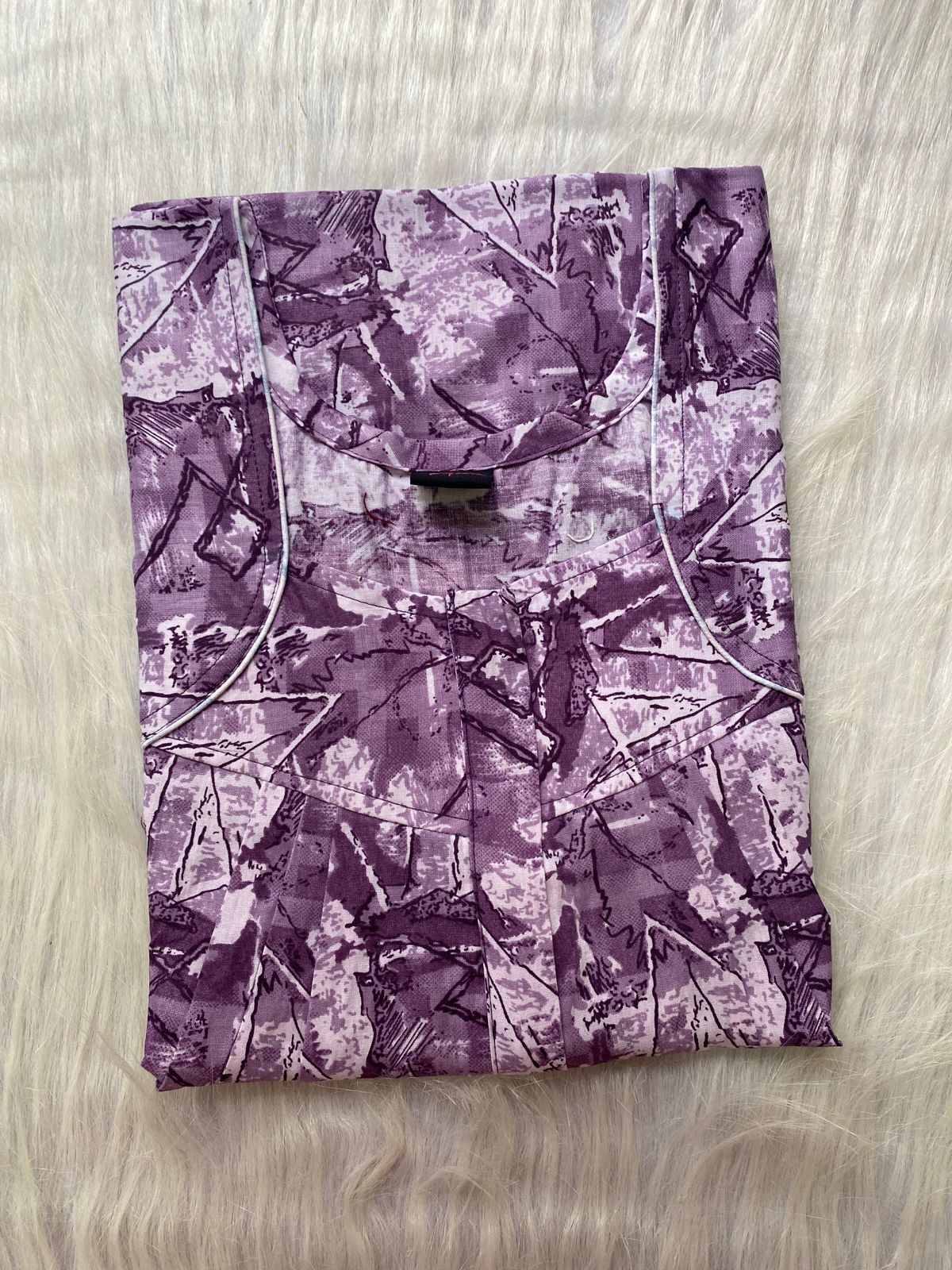 FRONT PLEATED ZIP NIGHTY