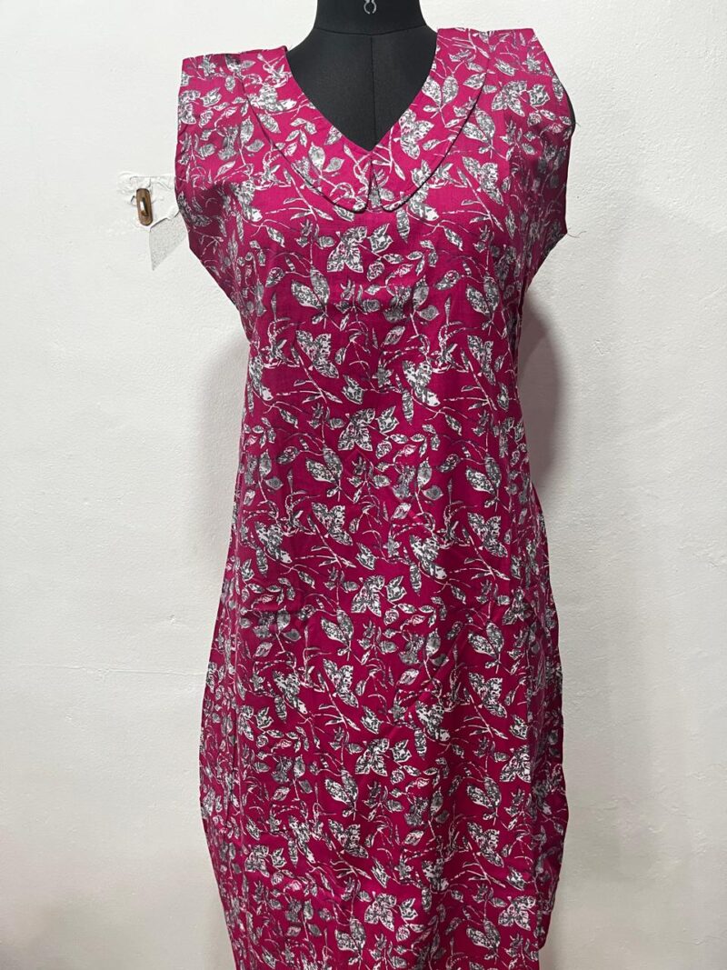 SLEEVELESS NON-FEEDING FROCK NIGHTY