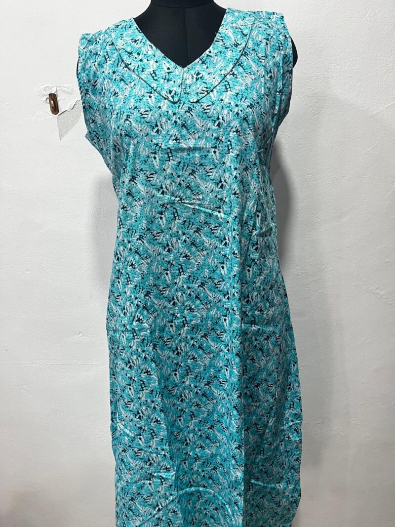 SLEEVELESS NON-FEEDING FROCK NIGHTY