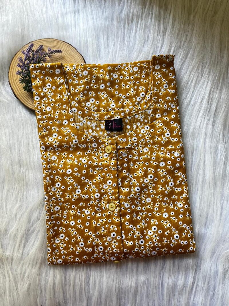 Full Open Button Nighty