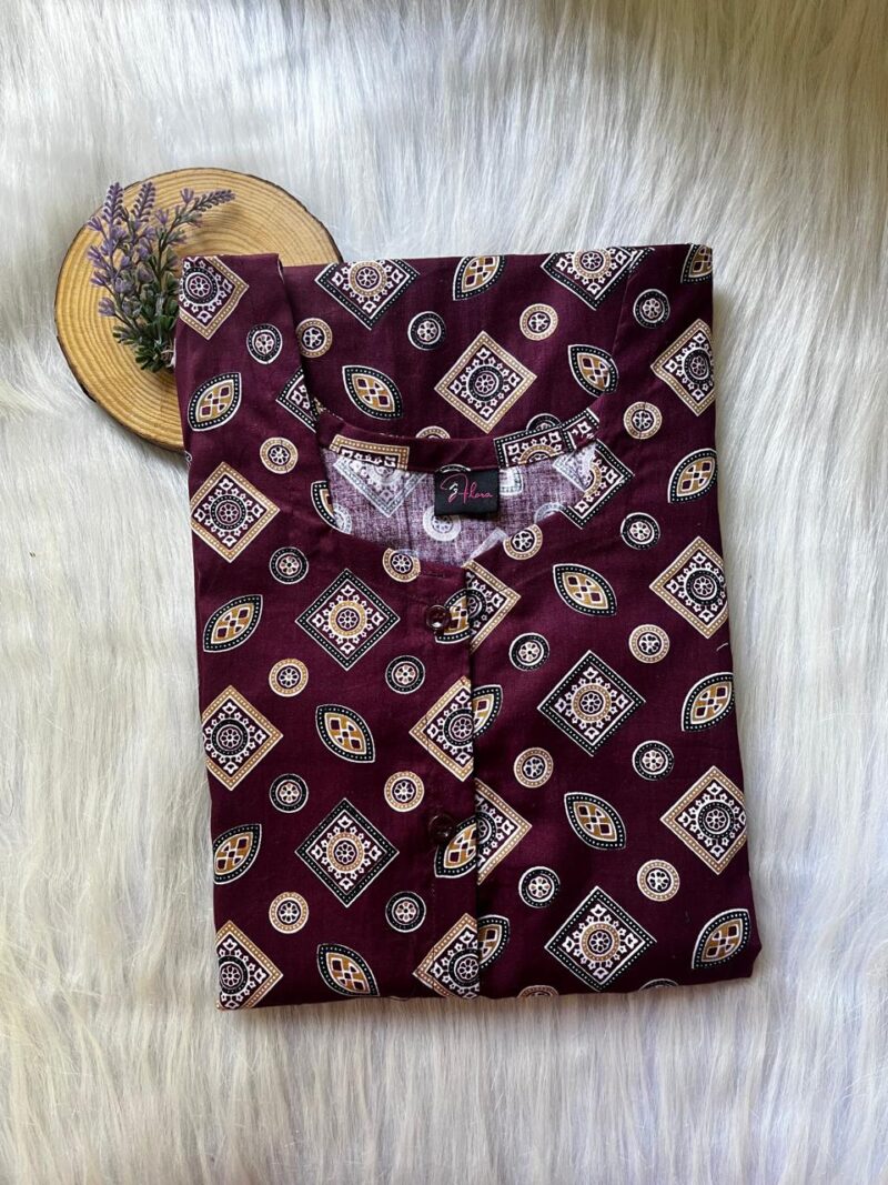 Full Open Button Nighty