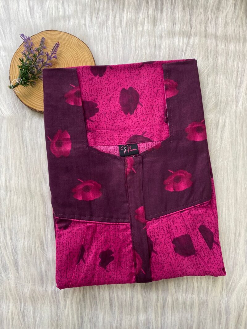 Mix N Match Square Neck Pleated Nighty