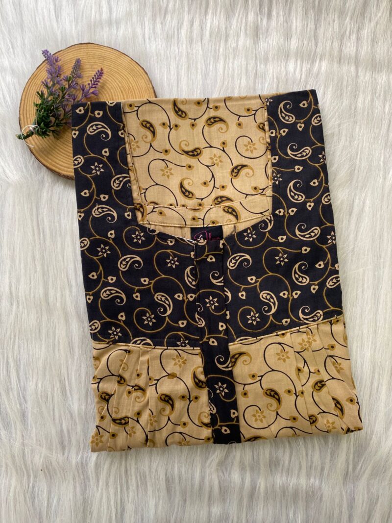 Mix N Match Square Neck Pleated Nighty