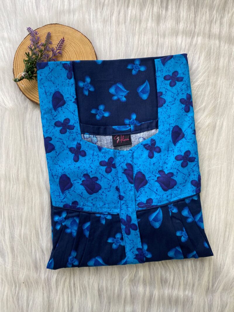 Mix N Match Square Neck Pleated Nighty