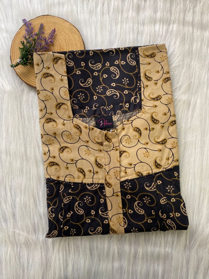 Mix N Match Square Neck Pleated Nighty