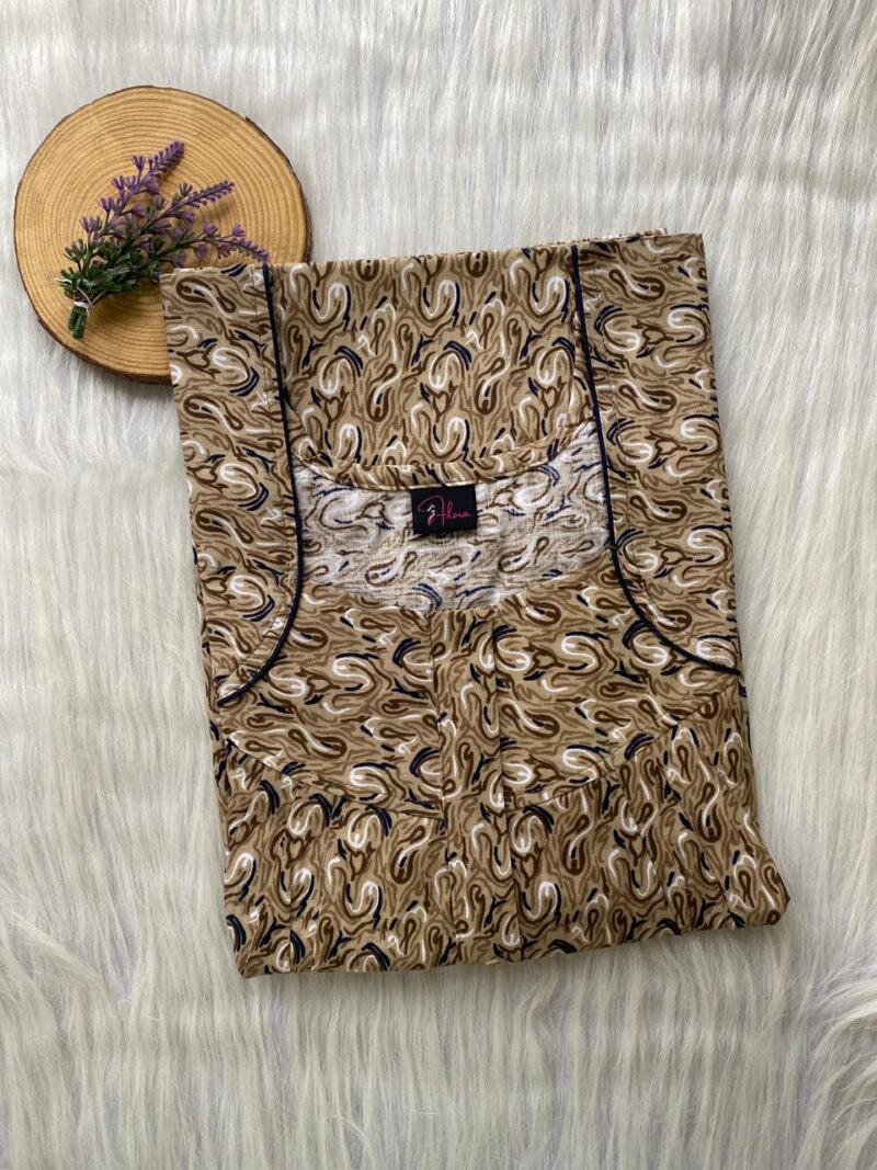 FRONT PLEATED ZIP NIGHTY