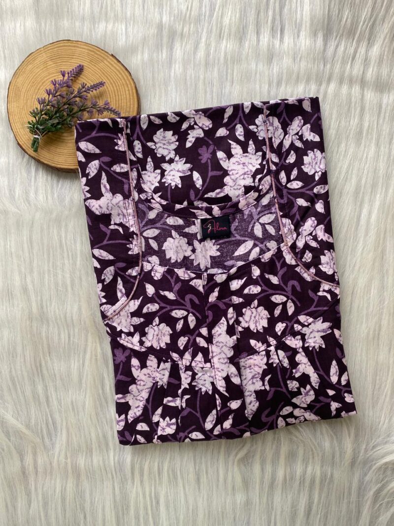 FRONT PLEATED ZIP NIGHTY