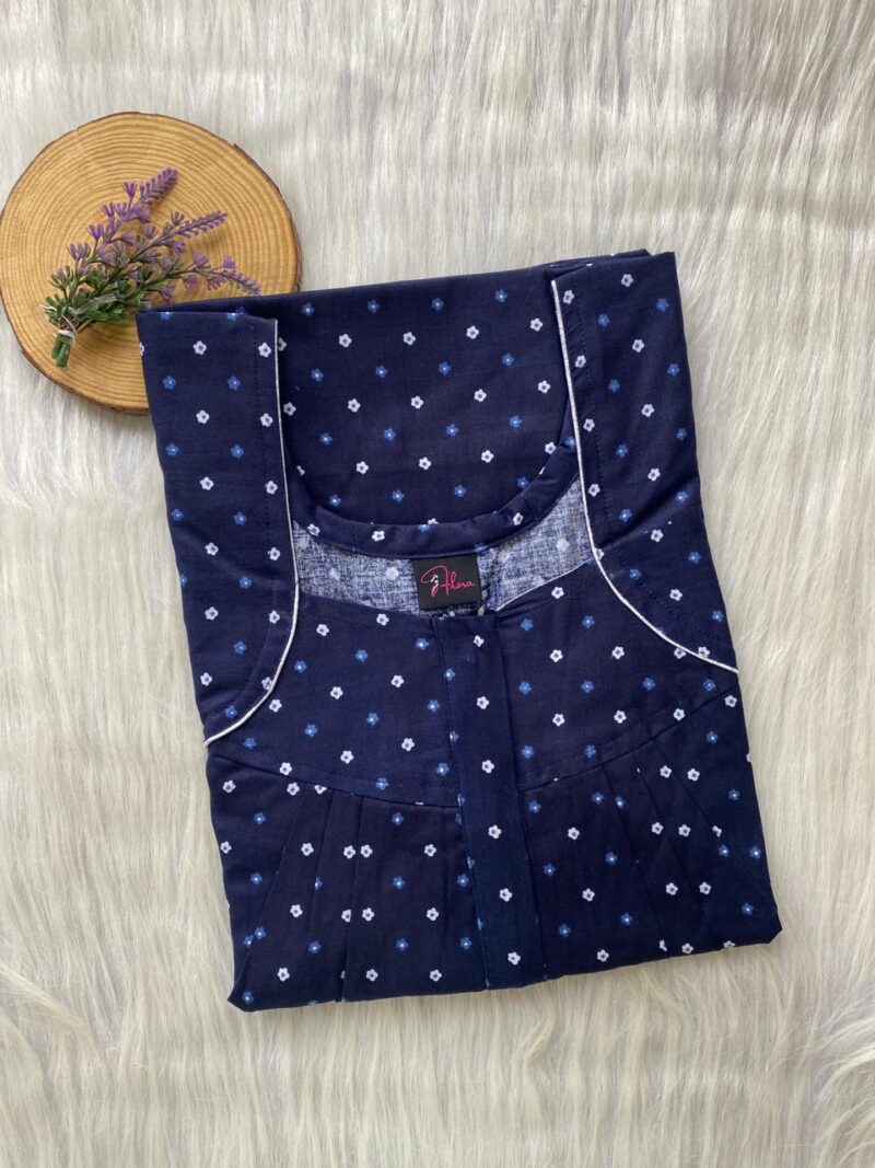 FRONT PLEATED ZIP NIGHTY