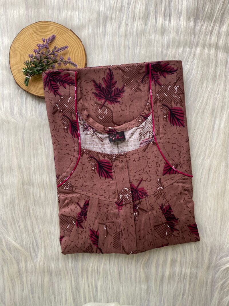 FRONT PLEATED ZIP NIGHTY