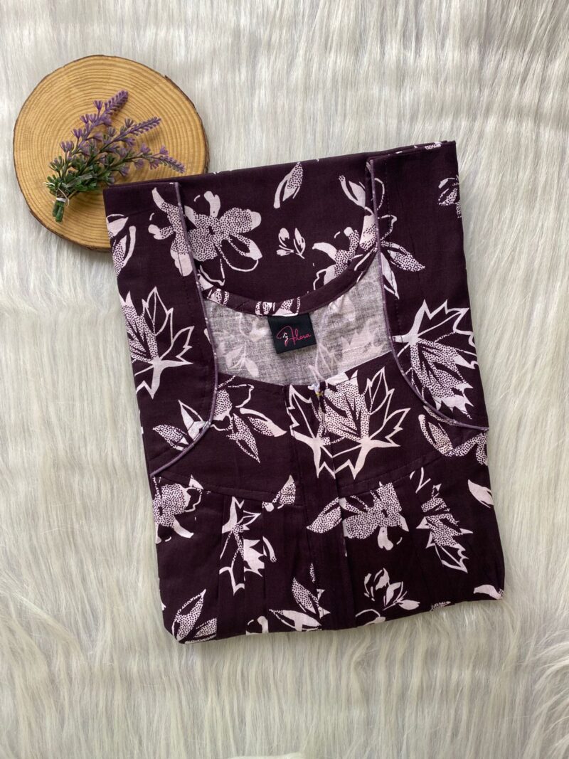 FRONT PLEATED ZIP NIGHTY