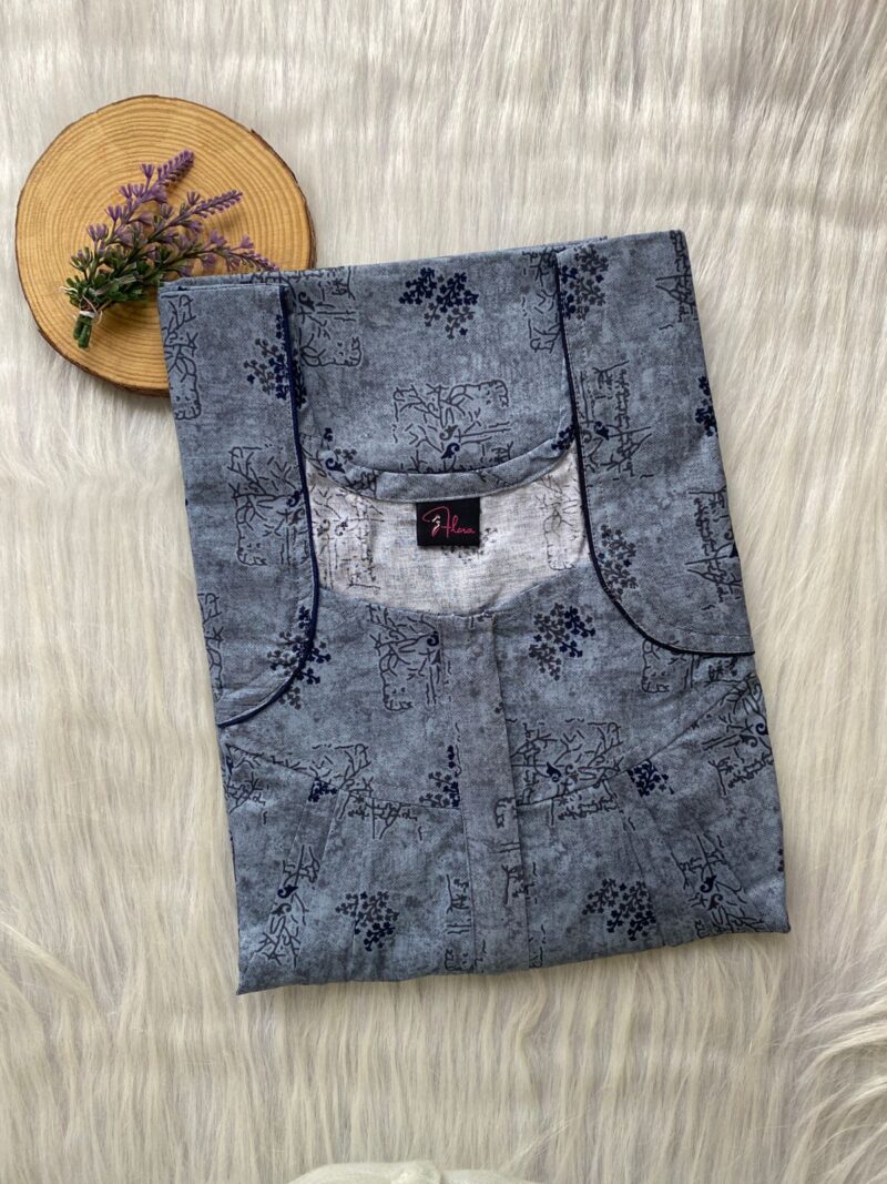 FRONT PLEATED ZIP NIGHTY