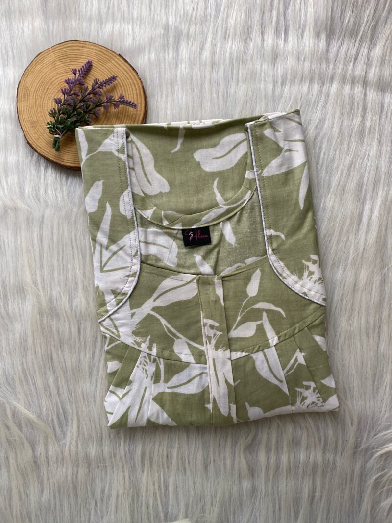 FRONT PLEATED ZIP NIGHTY