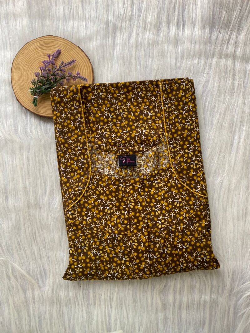 FRONT PLEATED ZIP NIGHTY