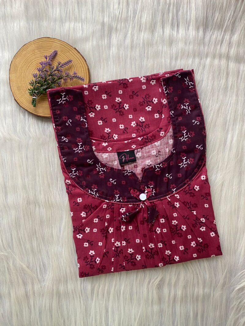 NO ZIP PLEATED NIGHTY