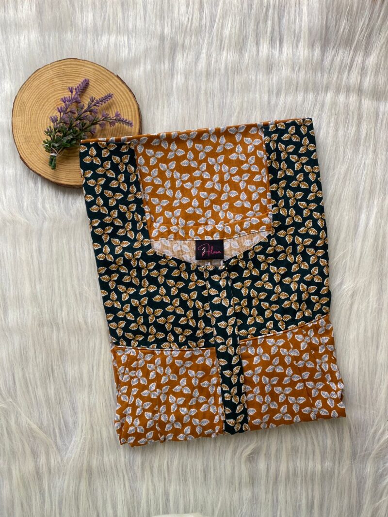 Mix N Match Square Neck Pleated Nighty