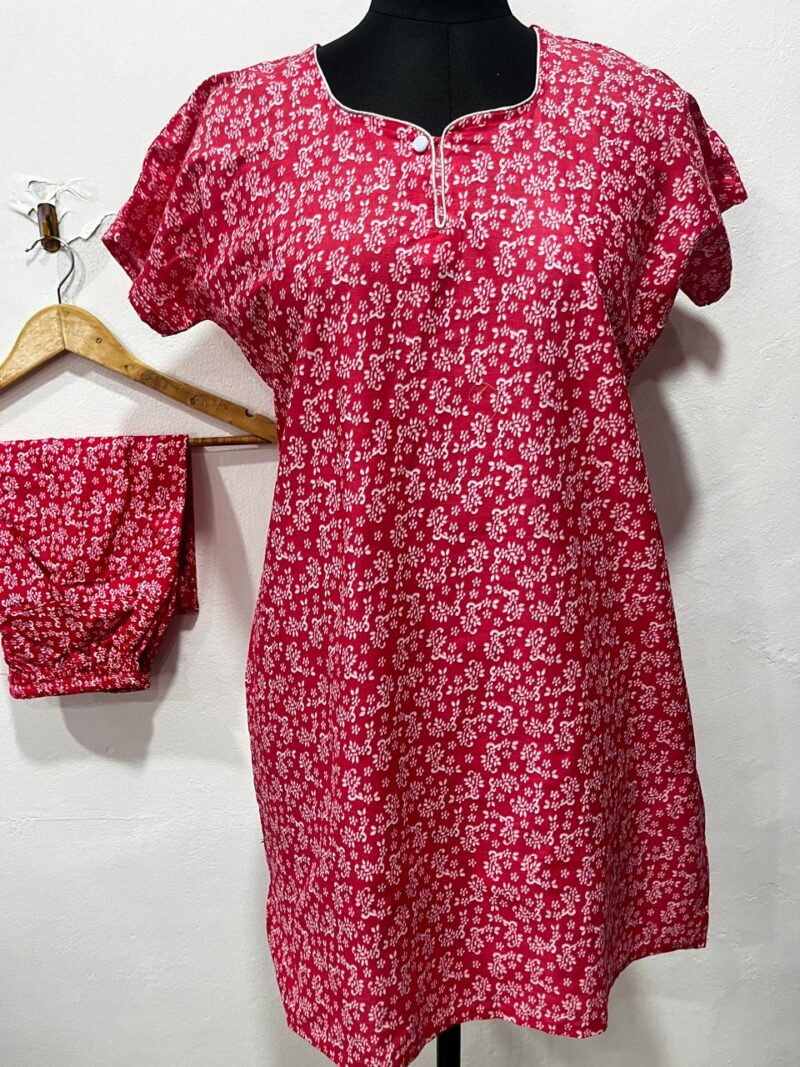 COTTON NIGHT DRESS