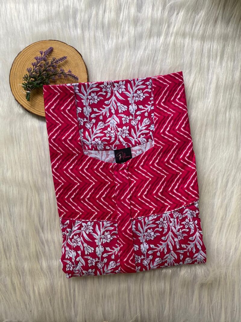 Mix N Match Square Neck Pleated Nighty