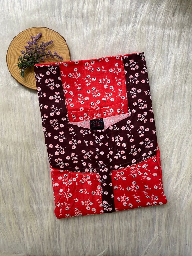 Mix N Match Square Neck Pleated Nighty