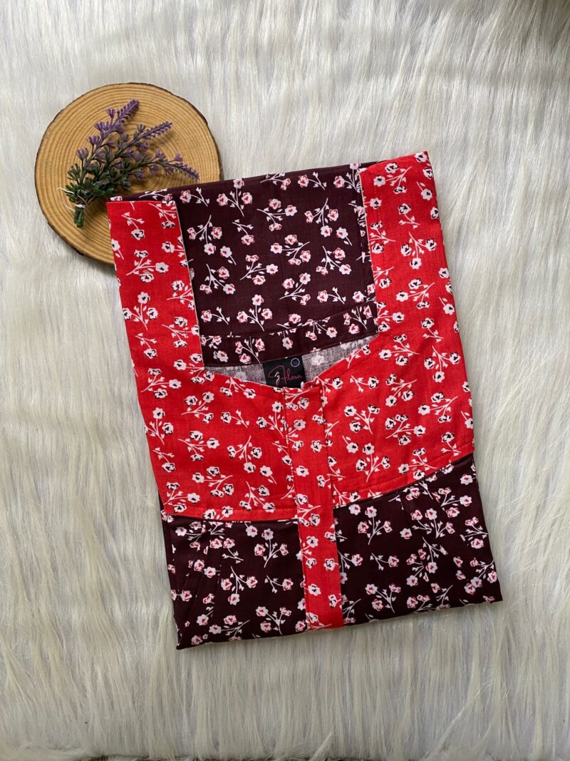 Mix N Match Square Neck Pleated Nighty