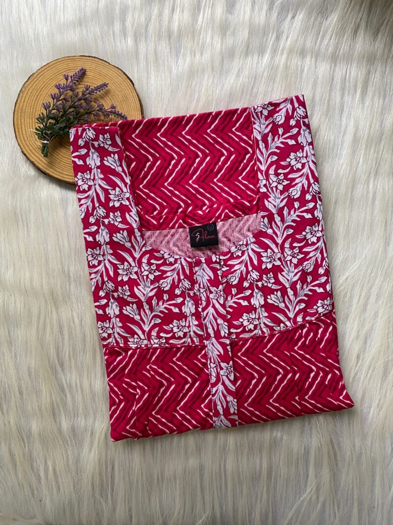 Mix N Match Square Neck Pleated Nighty