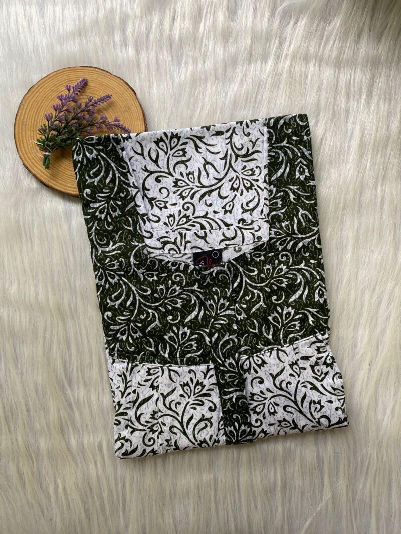 Mix N Match Square Neck Pleated Nighty