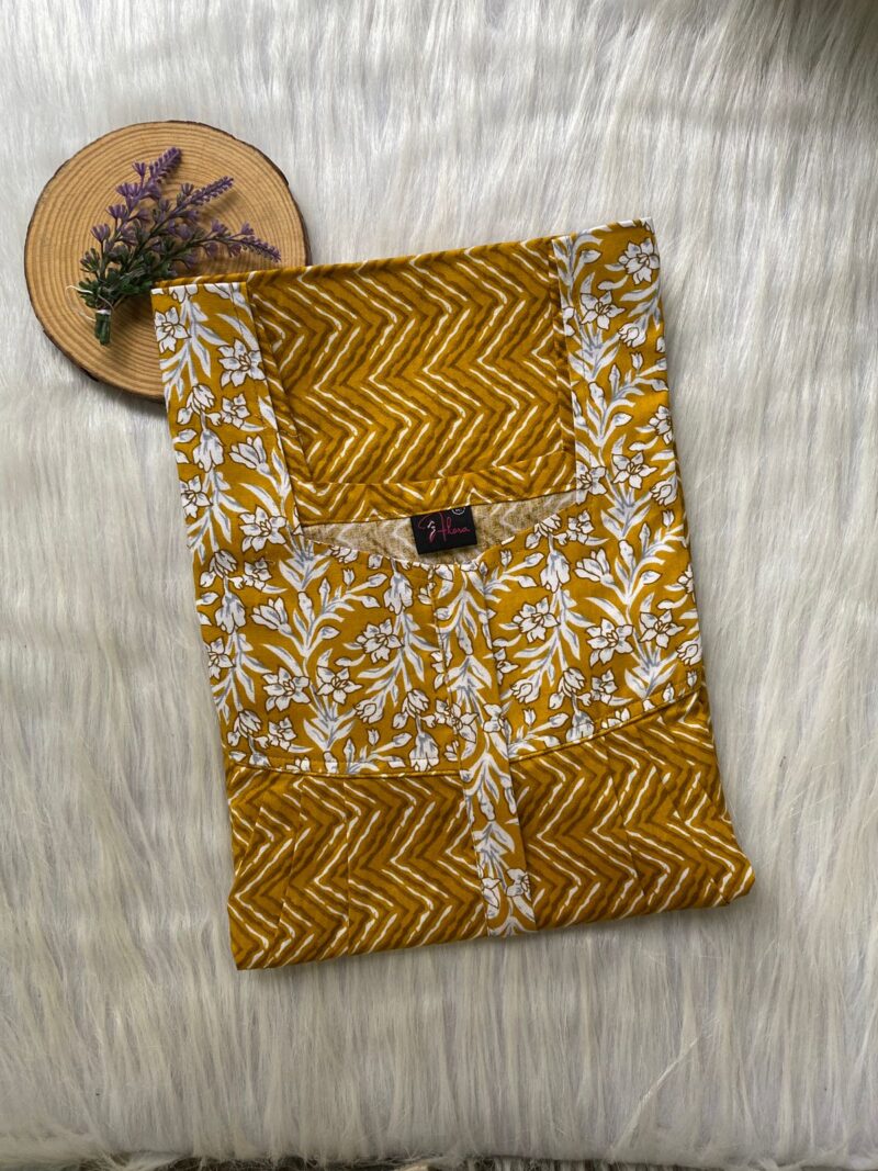 Mix N Match Square Neck Pleated Nighty