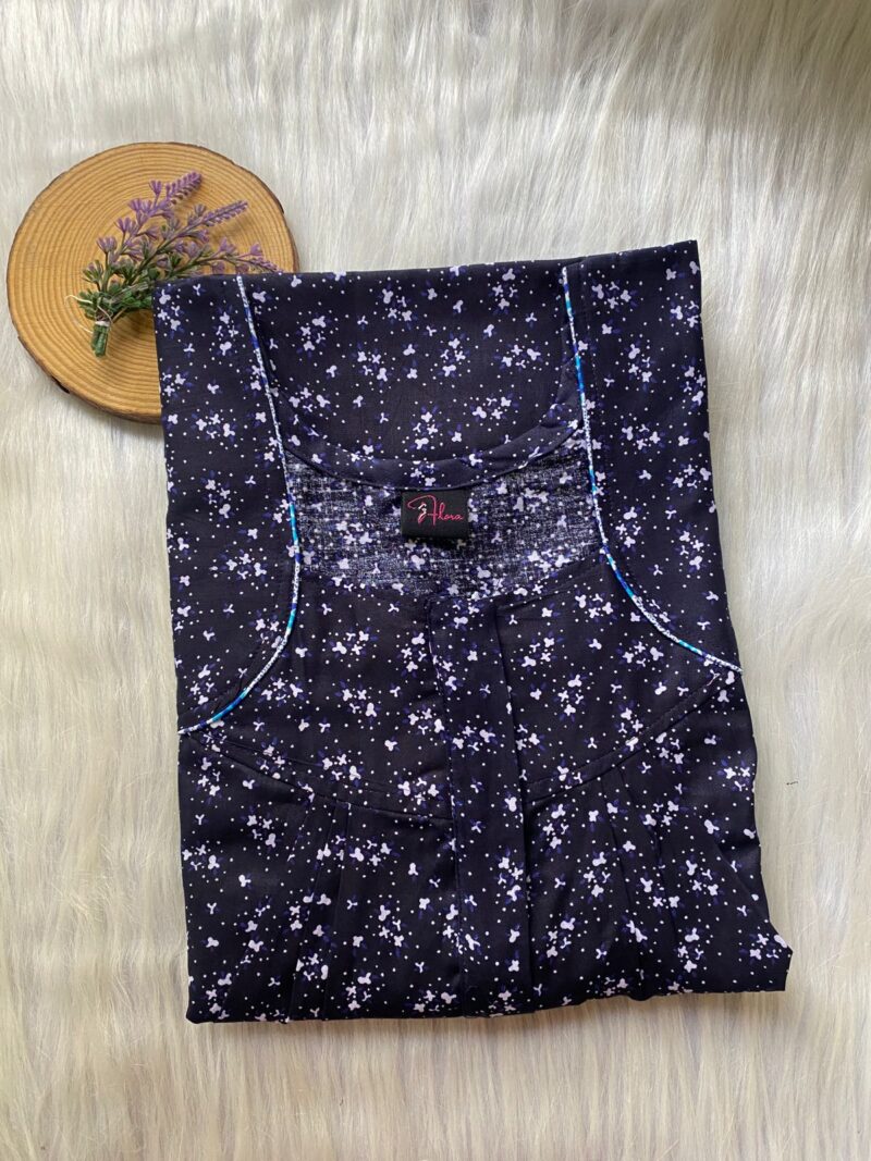 FRONT PLEATED ZIP NIGHTY